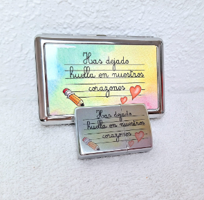 pitillera huellas en el corazón