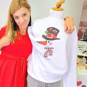 Sudadera muñeco de nieve, unisex