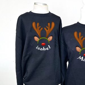 Sudadera oreja de reno infantil