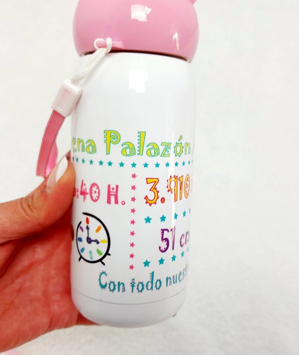Botella termo infantil datos