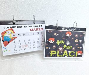calendario de mesa personalizado
