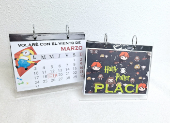 calendario de mesa personalizado