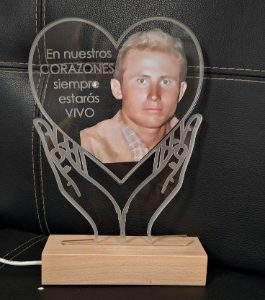 Lámpara corazón