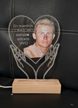 Lámpara corazón