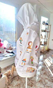 Sudadera con dibujos alumnos - Imagen 3