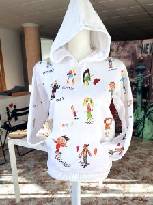 Sudadera con dibujos alumnos