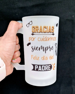 jarra papa gracias por cuidarnos