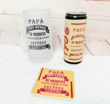 pack papa jarra y cerveza