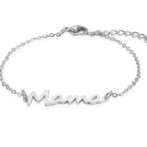 pulsera plata mama