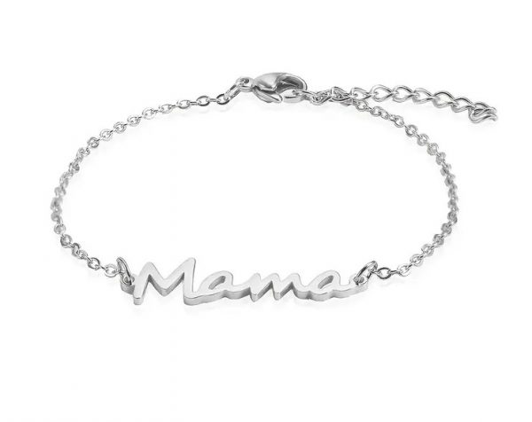 pulsera plata mama
