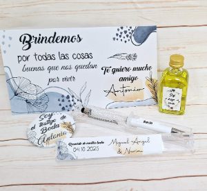 set testigos de boda