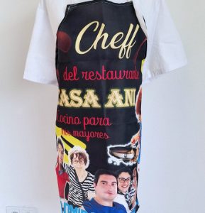 delantal cocina entero