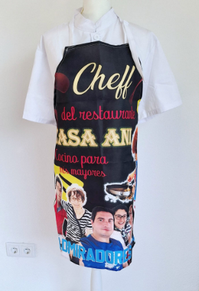 delantal cocina entero