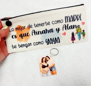 monedero + llavero