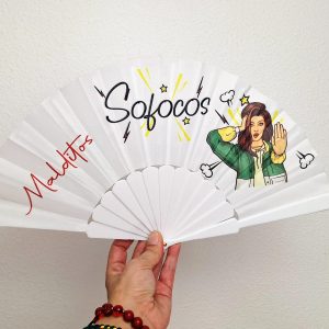 abanico plastico personalizado