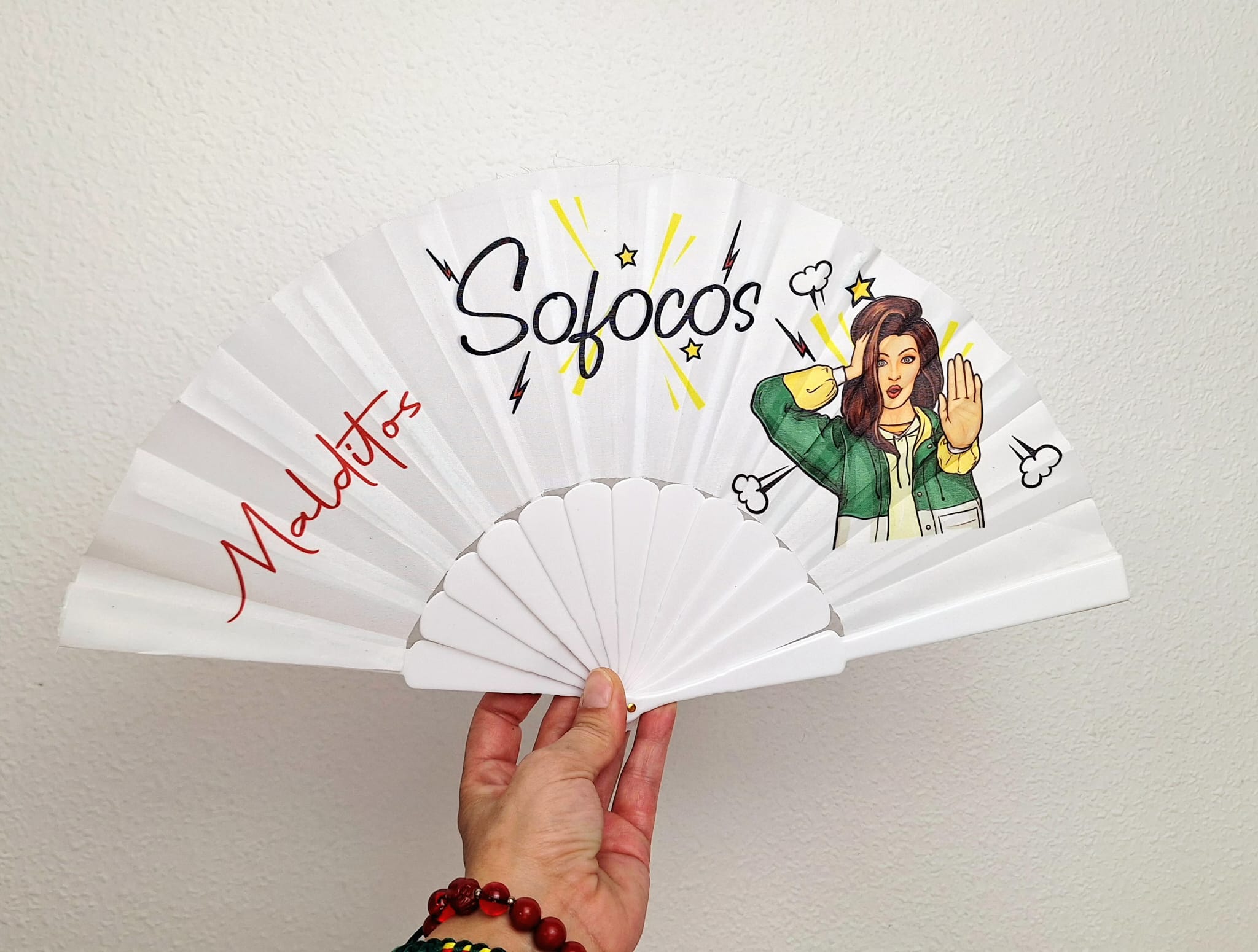 abanico plastico personalizado