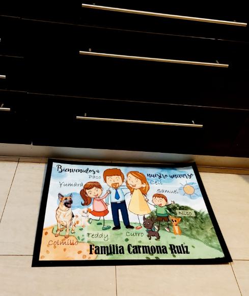 alfombrilla familia
