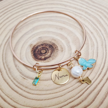 pulsera oro rosa nerea