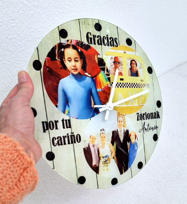 reloj cristal personalizado