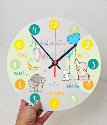 reloj datos nacimiento