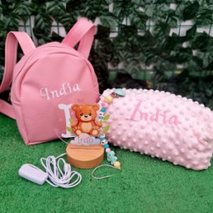 conjunto bebe rosa