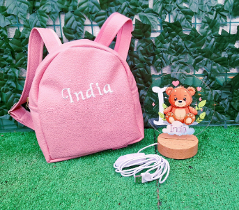 mochila rosa