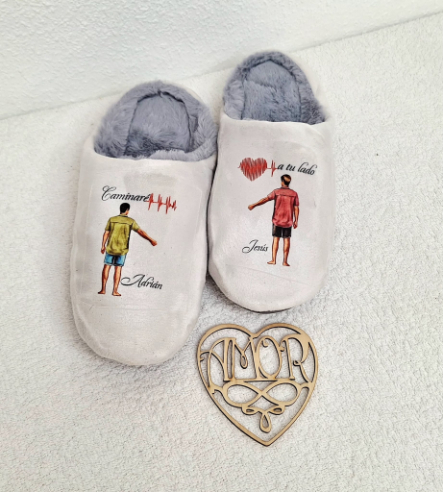 zapatillas estar por casa personalizadas