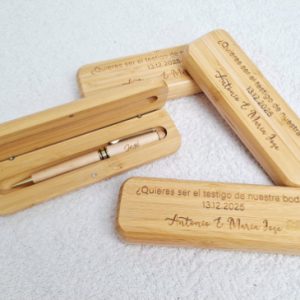 caja be madera grabada a laser