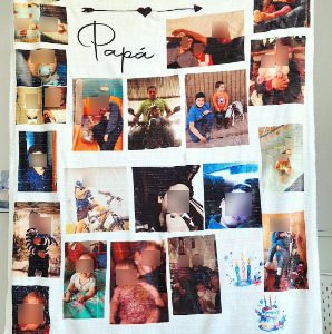 manta personalizada de 1.5 x 1.20