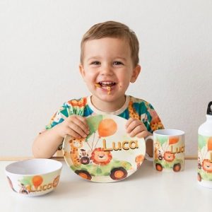 vajilla safari personalizada