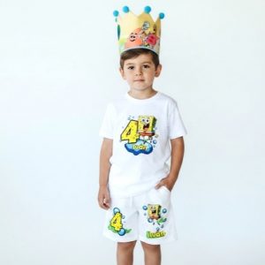 conjunto cumpleaños cubrepañal